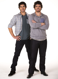 'The Block NZ' stars<BR>Pete and Andy are from Bulls.
