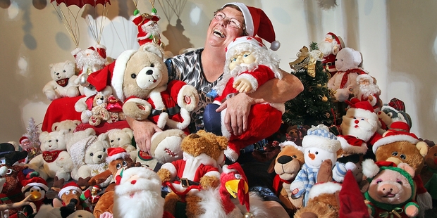 Margaret Gundersen has her huge collection of Christmas toys on display at Bethlehem Town Centre.Photo/Andrew Warner