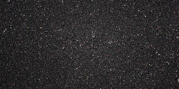 Black iron sand.