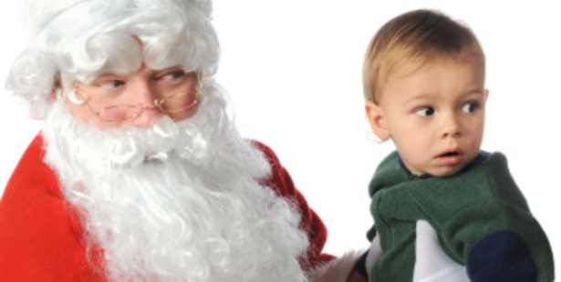 Stranger danger doesn't apply to Santa.