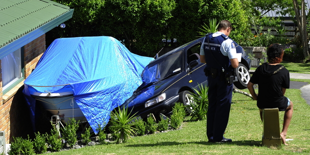 Boy on learners licence crashes car into a boat in Welcome Bay