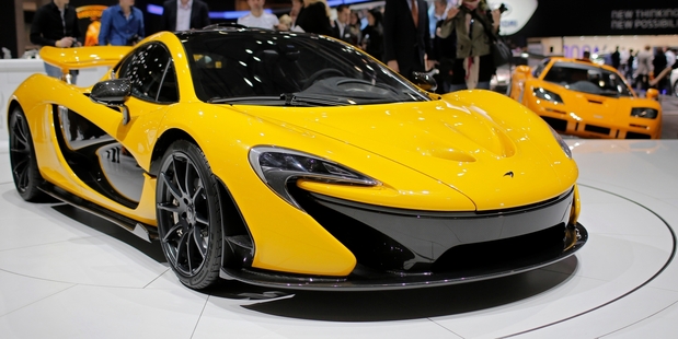 Three Kiwis are standing by to take delivery of their new McLaren P1s, which have a price tag of $1.5 million. Photo / AP