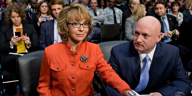 Mark Kelly (right).