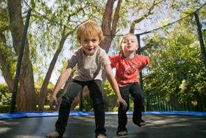 Trampolines remain a popular Christmas gift idea. File photo / NZ Herald
