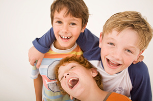 When boys are small their friendships seem more gentle and warm. This tends to fade as they grow older.
Photo / Thinkstock