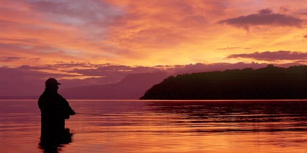 PERFECT CATCH: Rotorua is a great place to go trout fishing.