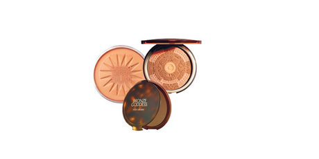 Estee Lauder Bronze Goddess Powder Bronzer (in four shades); Clarins Splendours Summer Bronzing Compact; Maybelline Dream Terra Sun Bronzing Powder. Photo / Supplied.