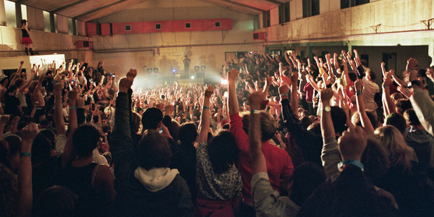 Dan Deacon performs at Camp a Low Hum. Photo/Ben Butcher
