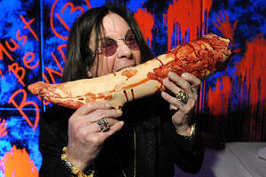 Ozzy Osbourne admitted he'd turned to booze and prescription pills again. Photo / AP