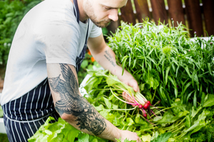 Head chef Ed Verner at Stafford rd restaurant and Wine Bar. Photo / Babiche Martens.