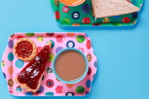 Plastic plates from Ginger.