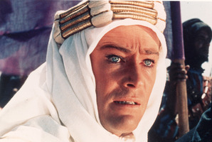 Peter O'Toole in Lawrence of Arabia in 1962.