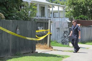 CRIME SCENE: A Whakatane man remains in a critical condition after he was stabbed on Tuesday night. Photo/ Katee Shanks