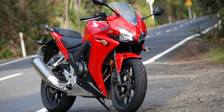 2013 Honda CBR500. Photo / Jacqui Madelin