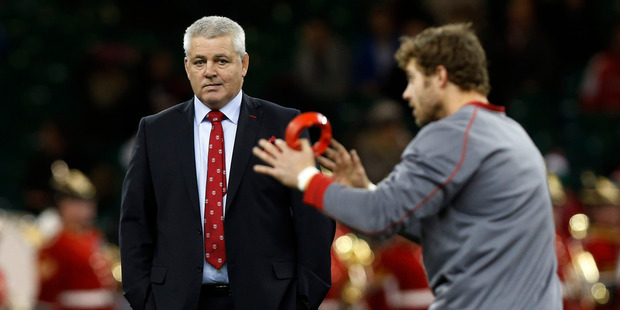 Wales won this year's Six Nations but the key to Gatland's popularity in Britain, of course, was his success as the coach of the Lions over Australia this year. Photo / AP