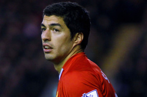 Luis Suarez says he is delighted with his new deal with Liverpool. Photo / AP