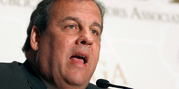 New Jersey Gov. Chris Christie speaking at the Republican Governors Association. Photo / AP