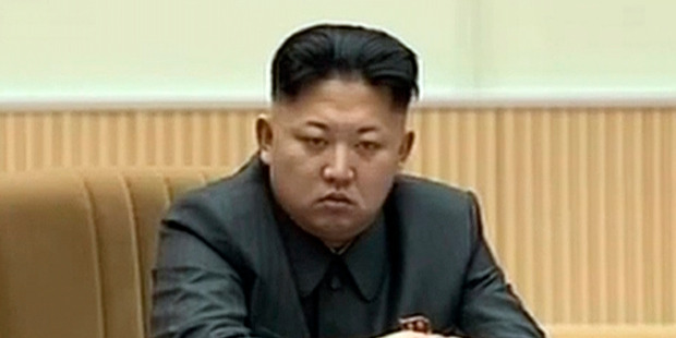 North Korean leader Kim Jong Un attends an event to mark the second anniversary of the death of his father. Photo / AP