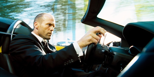Jason Statham's masculinity is enhanced by his lack of hair.