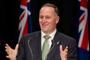 Mr Key said it was good to end the year in a strong position. Photo / NZ Herald