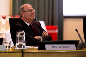 Auckland Mayor Len Brown. Photo / Dean Purcell.