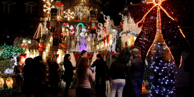 Christmas in New York is a particularly tourist-heavy time. Photo / AP