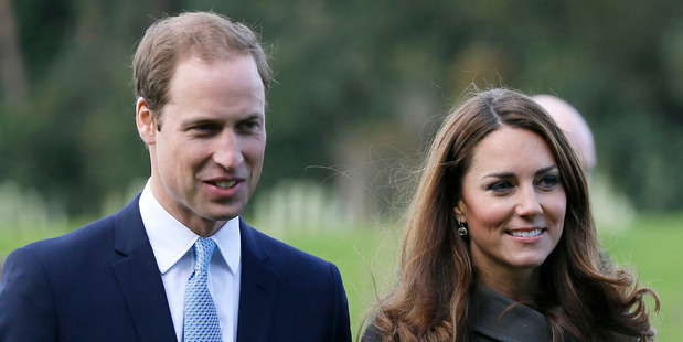 Prince William and his wife Kate, the Duchess of Cambridge.
Photo / AP