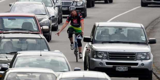 The changes to the cycle lane on Tamaki Drive are all part of a safety upgrade. Photo / Dean Purcell