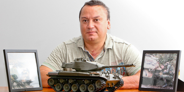 Napier man Damien Nepata suffered burns to 40 per cent of his body and his brother was paralysed in separate army accidents. Photo/Glenn Taylor