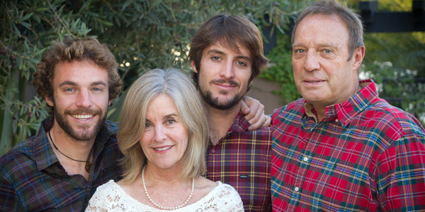 Californian brothers Alex and Mark Ayling are looking forward to a quiet Hawke's Bay
Christmas with relatives after a hectic six months of travel adventures. Photo/Supplied.