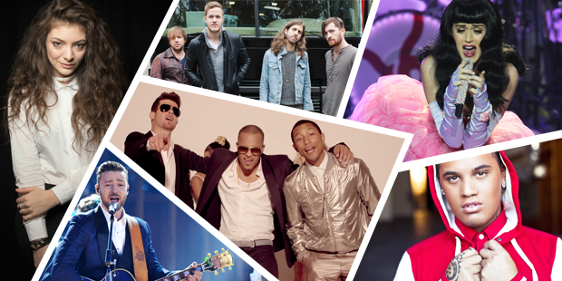 Artists such as Lorde, Imagine Dragons and Stan Walker released great singles this year. Photo / AP, Supplied, NZH