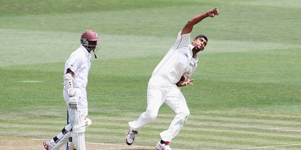 Ish Sodhi is an exciting leg spinner for the Black Caps who tries to emulate his childhood hero - Anil Kumble. Photo / Getty Images