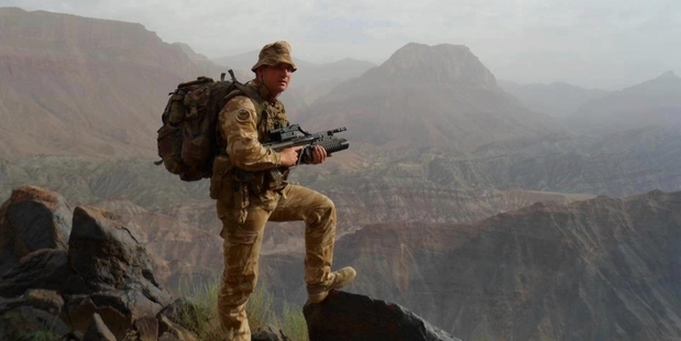 Rory Malone in Afhanistan.
