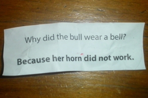Christmas is ... cheap Christmas cracker jokes.