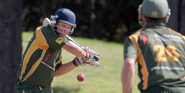 Mount keeper/batsman Tim Clarke top scored in the final with 76 not out. Photo/Andrew Warner