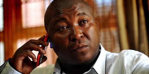 Thamsanqa Jantjie. Photo / AP