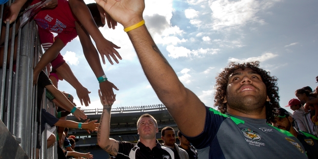 Sam Thaiday, Brisbane Broncos captain, visited Rotorua this week to promote the Auckland Nines competition. Photo / File