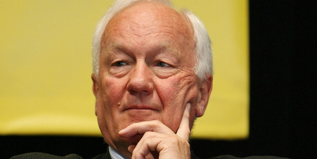 Sir Roger Douglas helped oust Rodney Hide as Act leader. Photo / NZPA