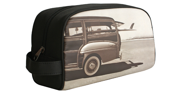 The Tough Love + Carry Retro Rogue Surf toilet bag costs $26.99 from selected pharmacies and department stores, ph 0800-842-725 or mybeautystore.com.