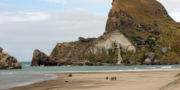 TRAGEDY: Castle Rock at Castlepoint yesterday. PHOTO/LYNDA FERINGA WTA261213LFROCK01.JPG