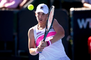 Aucklander Marina Erakovic loves playing at home.