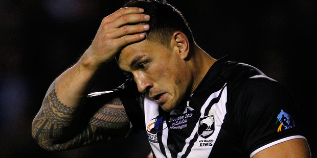 Sonny Bill Williams flip-flopped on his decision to join the Kiwis. Photo / Getty Images
