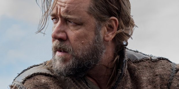Russell Crowe builds an ark and saves mankind as the star of Noah.