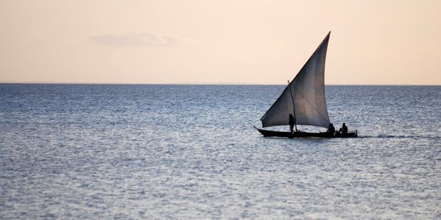 Fishermen on a dhow off the coast of Tanzania. Photo / Thinkstock