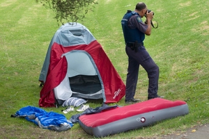 Police have recovered items believed to have been used as weapons in the attack on the German teenagers. Photo / Alan Gibson