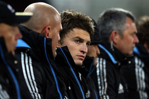 Beauden Barrett's bench appearances should be capped. Photo / Getty Images