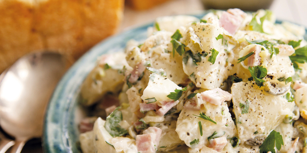 This salad is the perfect way to use up leftover ham over the festive season. Photo / Annabel Langbein Media