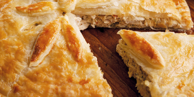The Picnic Pie is quick and easy. Photo / Annabel Langbein Media