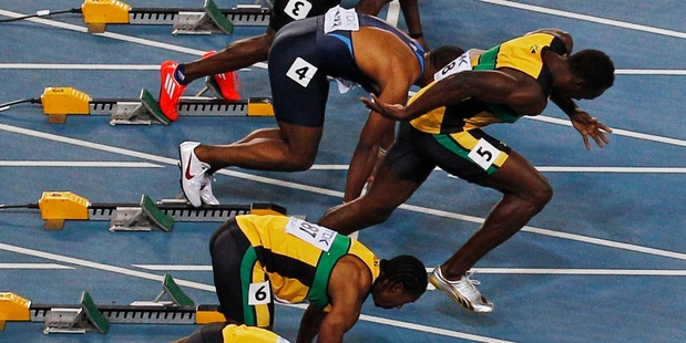 The IAAF should get shot of the jumping the gun rule. Photo / AP
