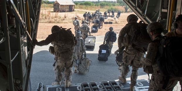 Soldiers of the East Africa Response Force.